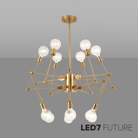 Loft Industry Modern - Brass Spyder